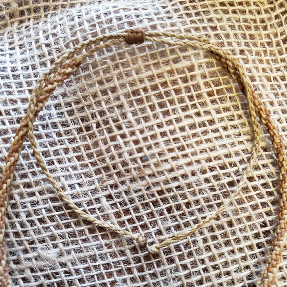 Jasper Macrame Handmade Adjustable Necklace - Picture 5 of 5